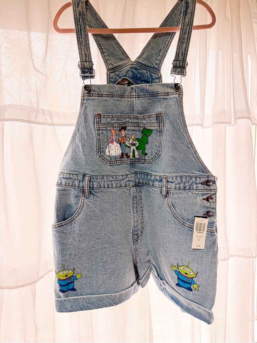 Her Universe Disney Pixar Toy Story Characters Denim Shortalls